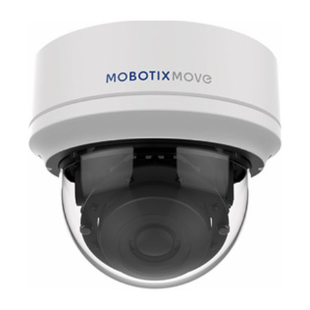 Cámara domo antivandálica 4K 8MP con zoom motorizado IR y videoanálisis DNN MOBOTIX MOVE Mx-VD1A-8-IR-VA