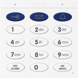 Teclado de acceso RFID MOBOTIX KeypadRFID para videoportero, blanco MX-KEYPAD1-EXT-PW
