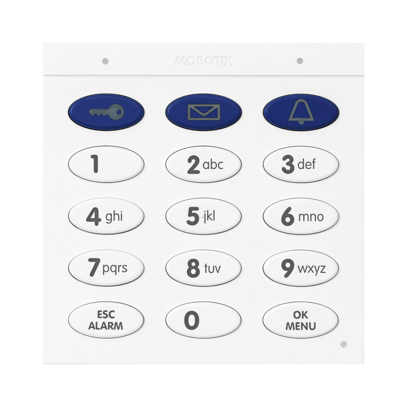 Teclado de acceso RFID MOBOTIX KeypadRFID para videoportero, blanco MX-KEYPAD1-EXT-PW