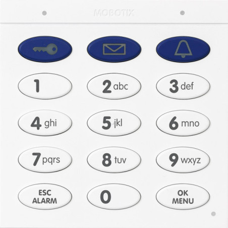 Teclado de acceso RFID MOBOTIX KeypadRFID para videoportero, blanco MX-KEYPAD1-EXT-PW
