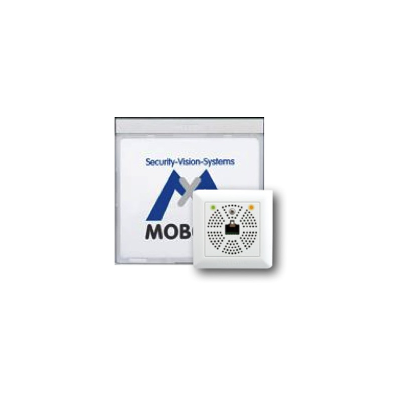 Módulo de información MOBOTIX Mx2wire+ con LED, plata MX-2WIREPLUS-INFO1-EXT-SV