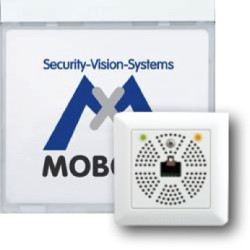Módulo de información MOBOTIX Mx2wire+ con LED, blanco MX-2WIREPLUS-INFO1-EXT-PW