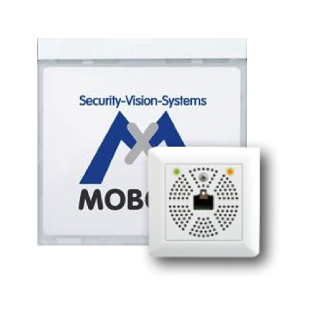 Módulo de información MOBOTIX Mx2wire+ con LED, blanco MX-2WIREPLUS-INFO1-EXT-PW