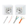 Kit MOBOTIX Mx2wire+: Ethernet y PoE por cable de dos hilos MX-2WIREPLUS-SET-PW