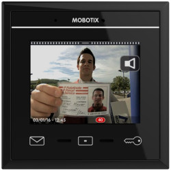 Monitor interior para videoportero MOBOTIX MxDisplay+, negro MX-DISPLAY3-B