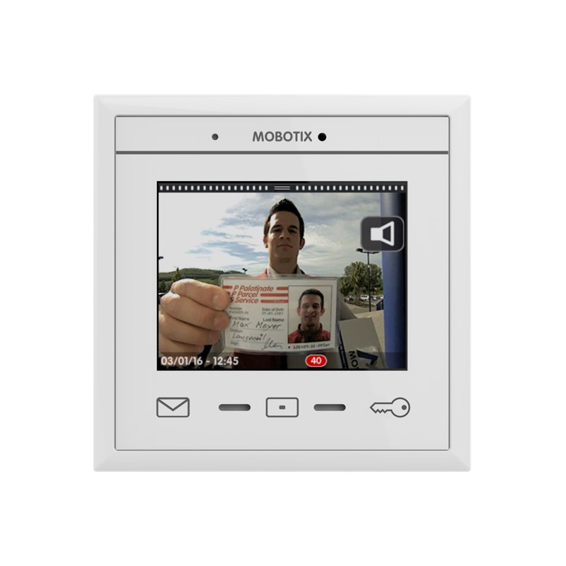Monitor interior para videoportero MOBOTIX MxDisplay+, blanco MX-DISPLAY3