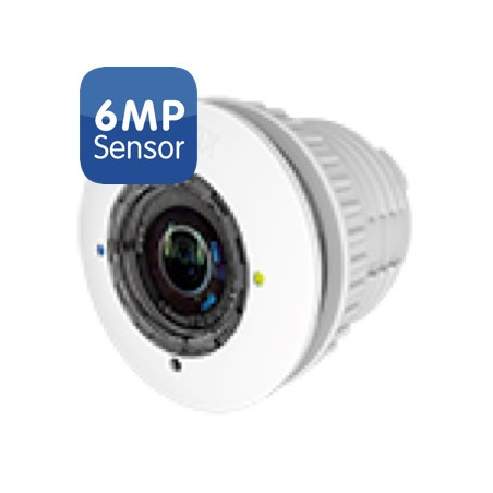 Módulo de sensor MOBOTIX S16/M16 6MP con lente B036 (103°), día, blanco MX-O-SMA-S-6D036