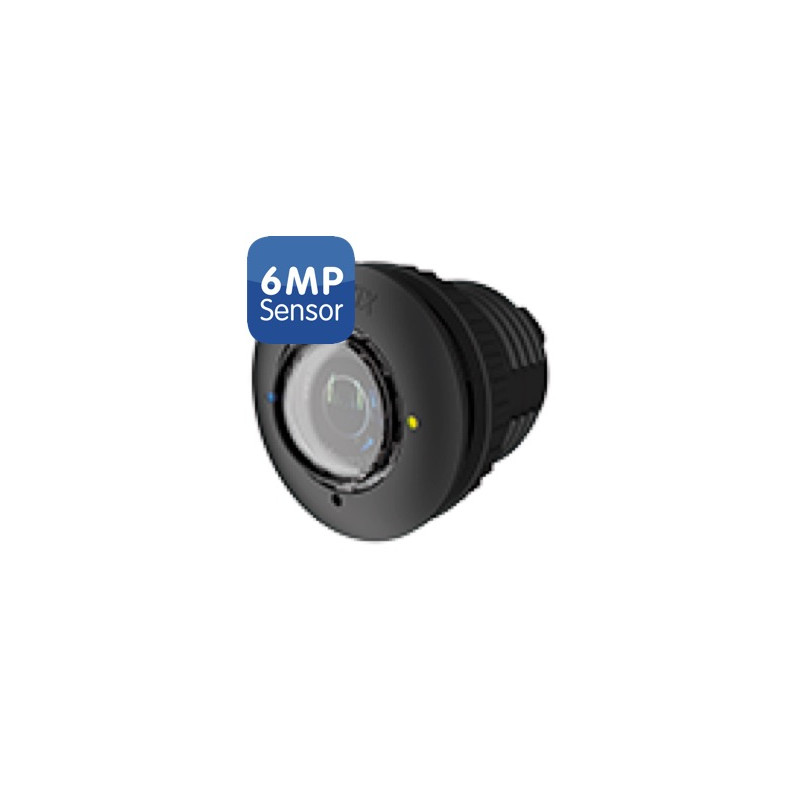 Módulo de sensor MOBOTIX S16/M16 6MP con lente B016 (180°), noche, negro MX-O-SMA-S-6N016-B