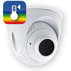 Módulo térmico MOBOTIX PTMount con radiometría TR para S16/S15, 50 mK, lente B079 (45°), blanco MX-O-SMA-TP-R079