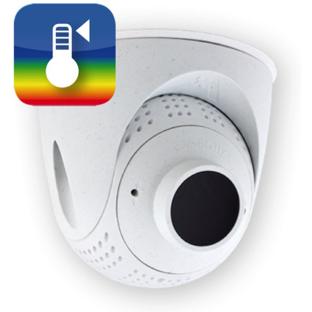Módulo térmico MOBOTIX PTMount con radiometría TR para S16/S15, 50 mK, lente B237 (17°), blanco MX-O-SMA-TP-R237