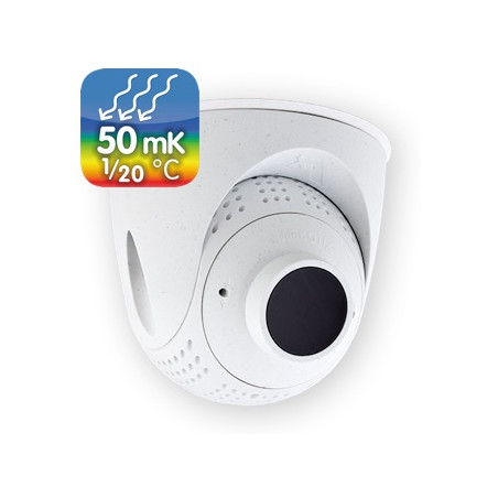 Módulo térmico MOBOTIX PTMount para S16/S15, 50 mK, lente B237 (17°), blanco MX-O-SMA-TP-T237