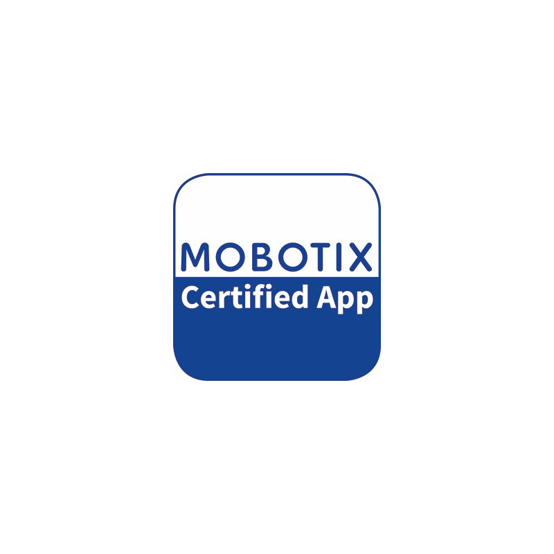 App certificada MOBOTIX Paquete AI-Security: intrusión, merodeo y objetos abandonados MX-APP-AI-B-SEC