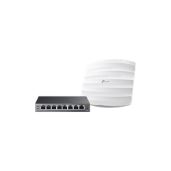Kit de access point EAP245 y switch PoE TL-SG108PE TP-Link EAP-STARTER-KIT-245PE