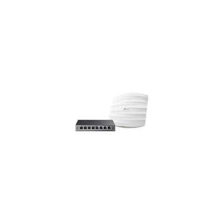 Kit de access point EAP245 y switch PoE TL-SG108PE TP-Link EAP-STARTER-KIT-245PE